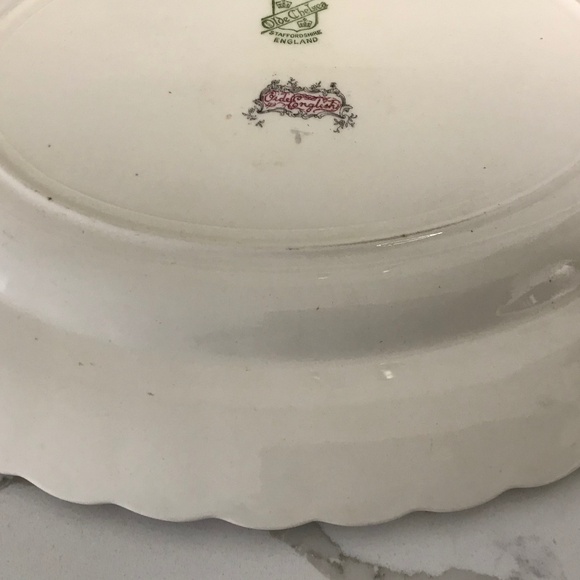 Vintage Rare Myott Staffordshire Olde Chelsea - Olde English Oval Platter - Picture 3 of 7